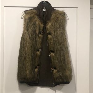 Faux fur CALVIN KLEIN vest